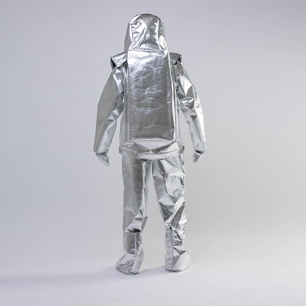  JJXF New Style XF 634-2015 type 1000 Degrees Aluminum Suits Fire Resistant Fire Approach Clothing